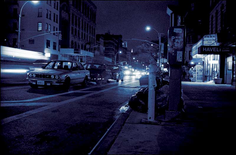 Second Avenue looking north, between 5th and 6th streets.