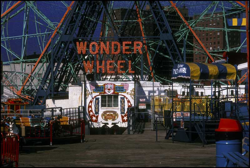Base of the Coney Island Wonder Wheel