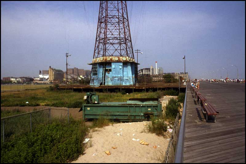 The base of the Parachute Jump