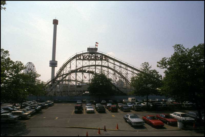 The Cyclone Roller Coaster