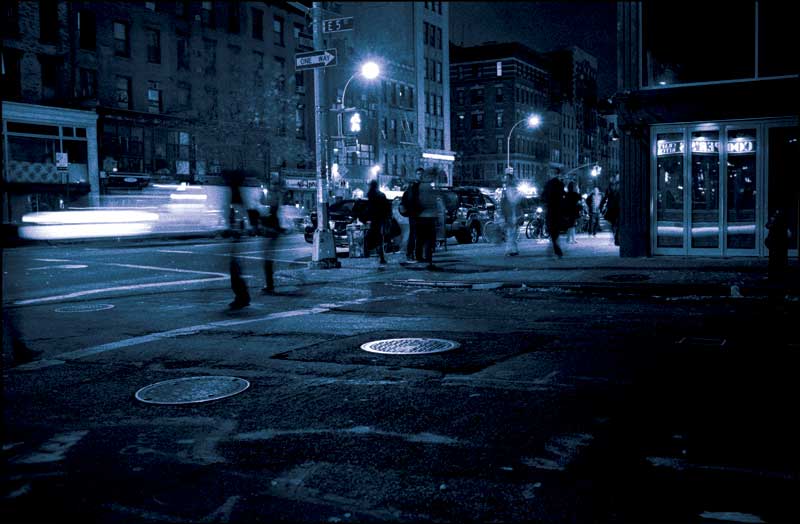 East 5th Street at Second Avenue looking South