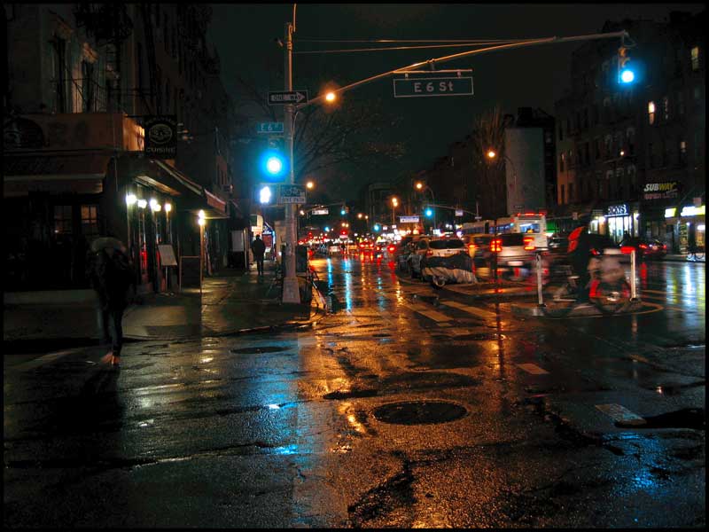 First Avenue at 6th Street looking North