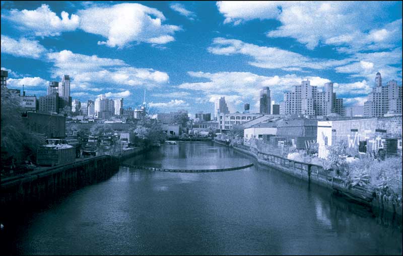 The Gowanus Canal in Brooklyn, NY