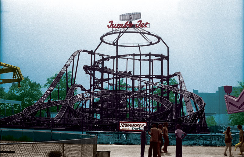Jumbo Jet Coney Island 1980