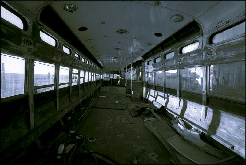 Abandoned Trolley Car - Red Hook Brooklyn