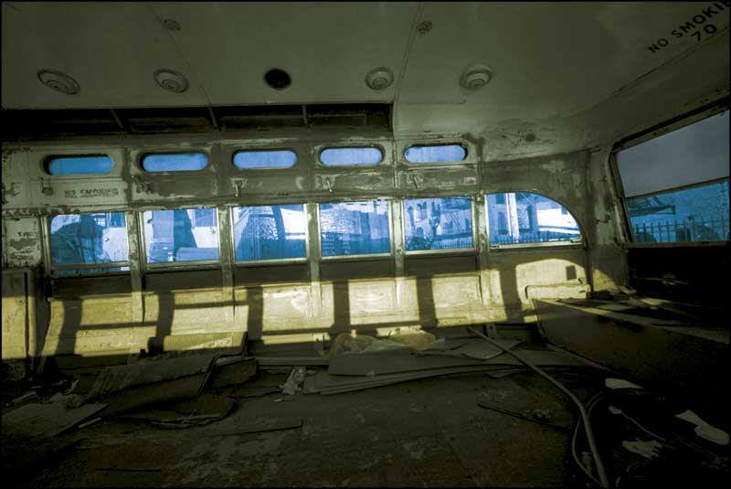 Abandoned Trolley Car in Red Hook