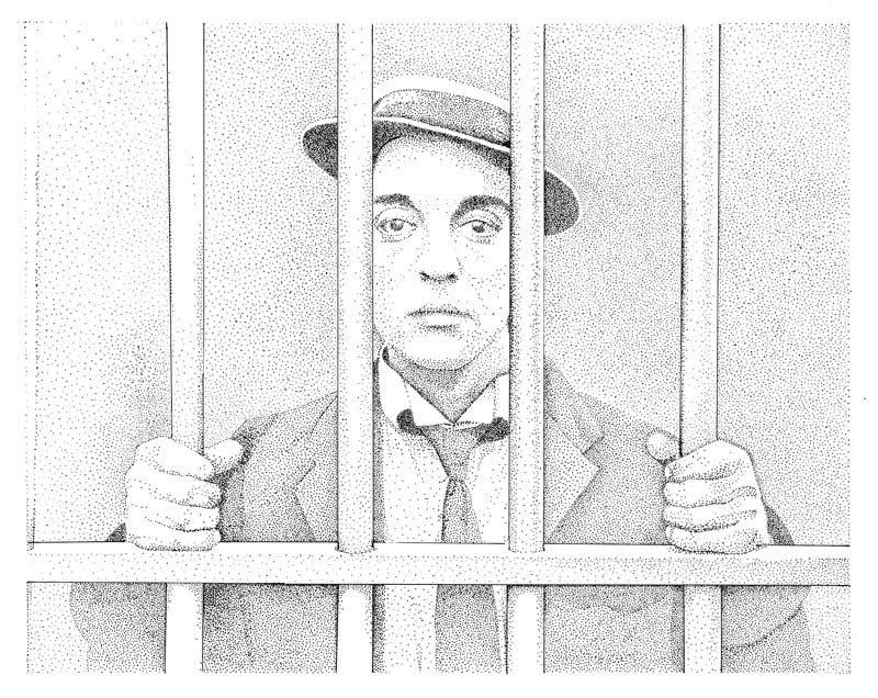 Buster Keaton Illustration