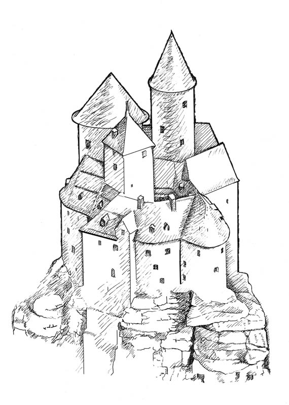 Castle Illustration for The Last Page